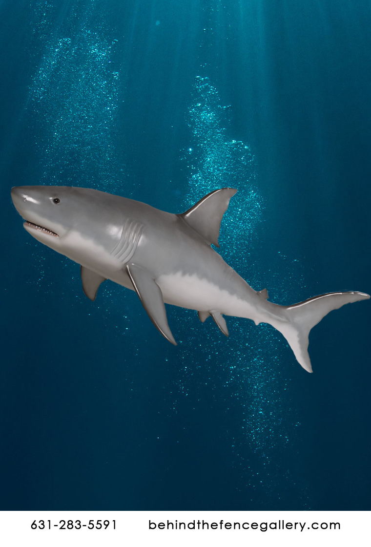 Hanging Great White Shark Statue Hanging Great White Shark Statue