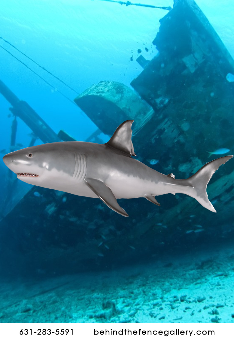 Wall Mounted Great White Shark Statue Prop Wall Mounted Great White Shark Statue Prop