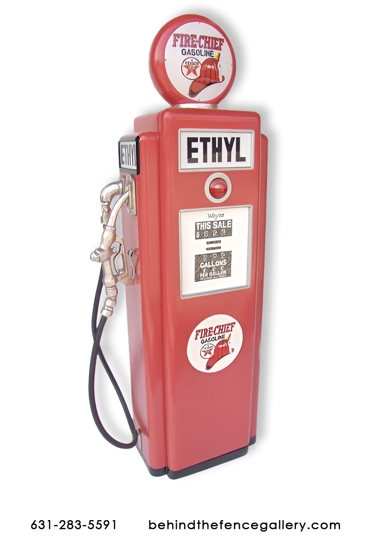 Red Gas Pump Cabinet Red Gas Pump Cabinet