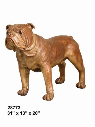 Bronze Bulldog without Base