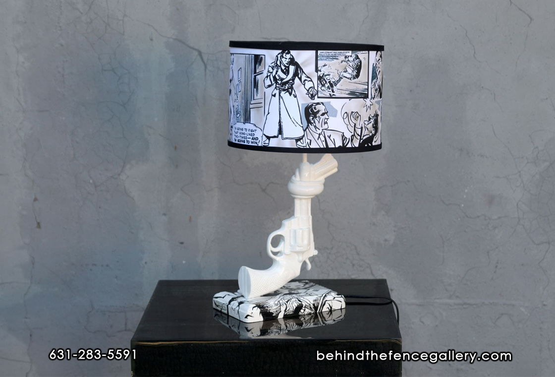 Pop Art Gun Lamp Small Pop Art Gun Lamp Small