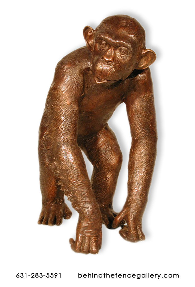 Bronze Chimpanzee Bronze Chimpanzee