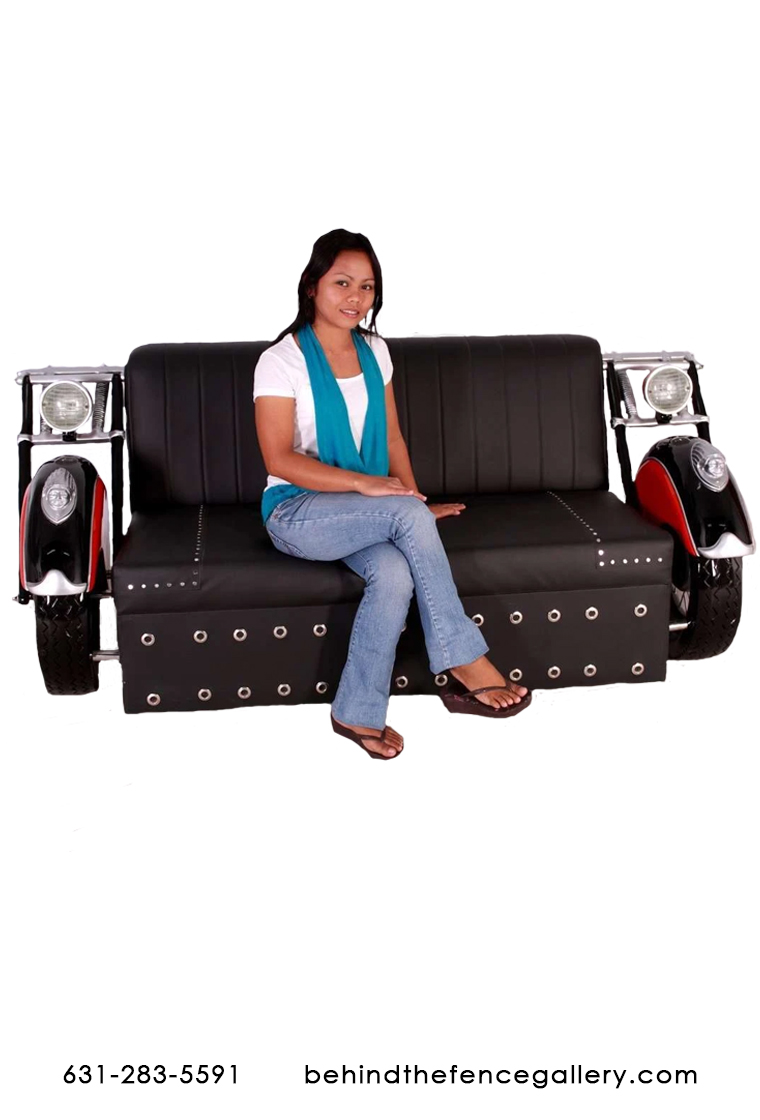 Indian Motorcycle Couch Loveseat Fiberglass Statue Indian Motorcycle Couch Loveseat Fiberglass Statue