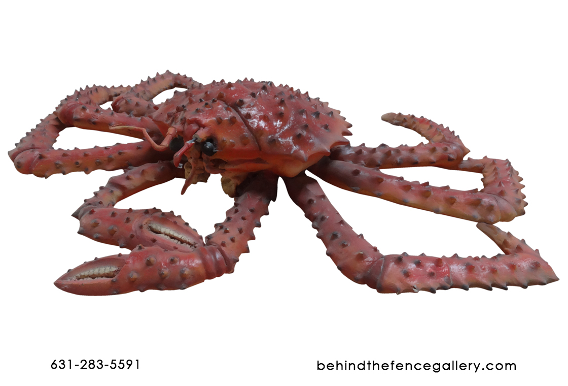 Life Size Red King Crab Fiberglass Statue Life Size Red King Crab Fiberglass Statue
