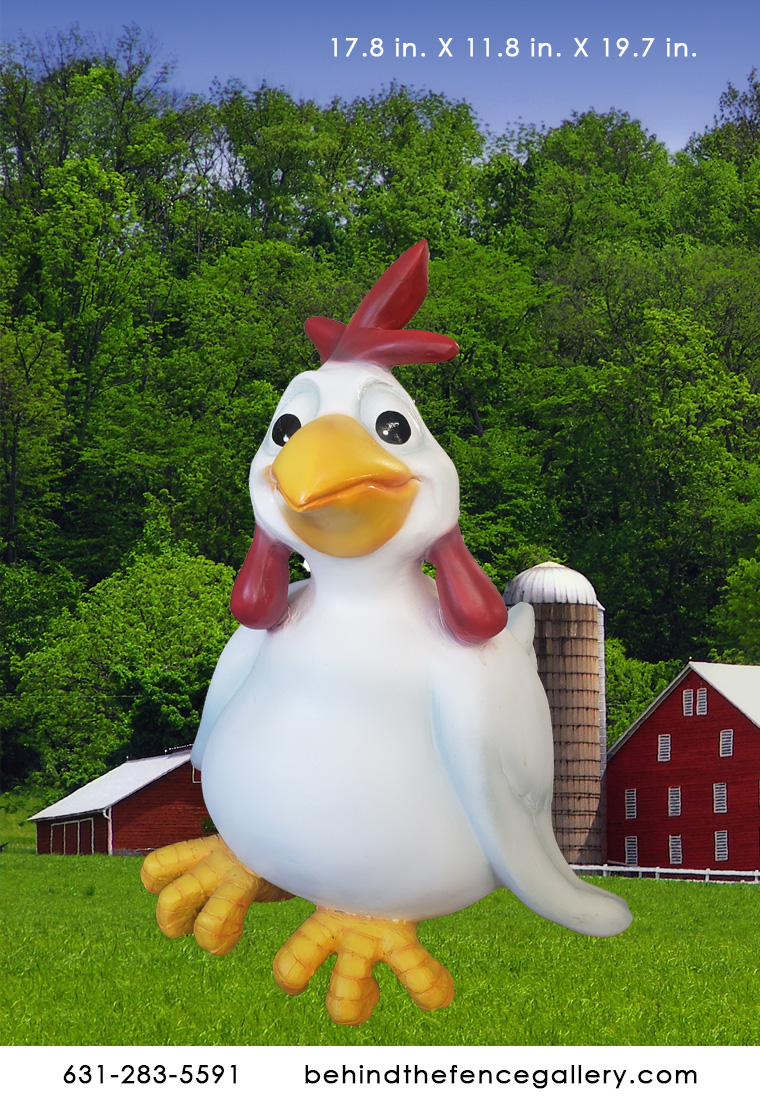 Small Lazy Chicken Statue Small Lazy Chicken Statue