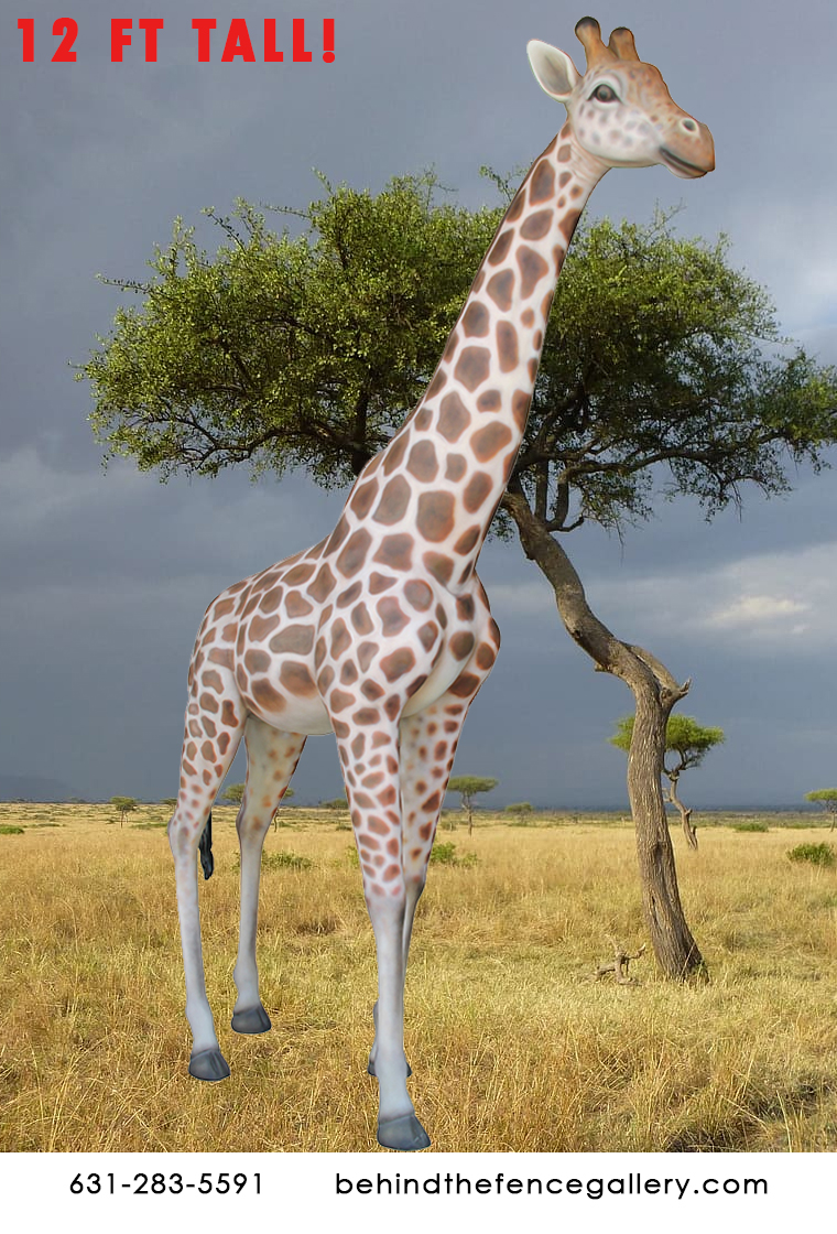 Smooth Giraffe Statue 12ft Smooth Giraffe Statue 12ft