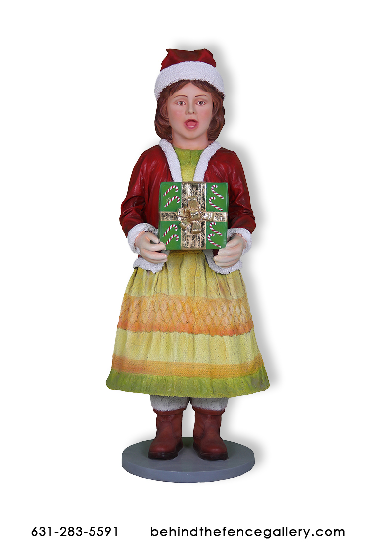 Christmas Caroler Girl Statue Christmas Caroler Girl Statue