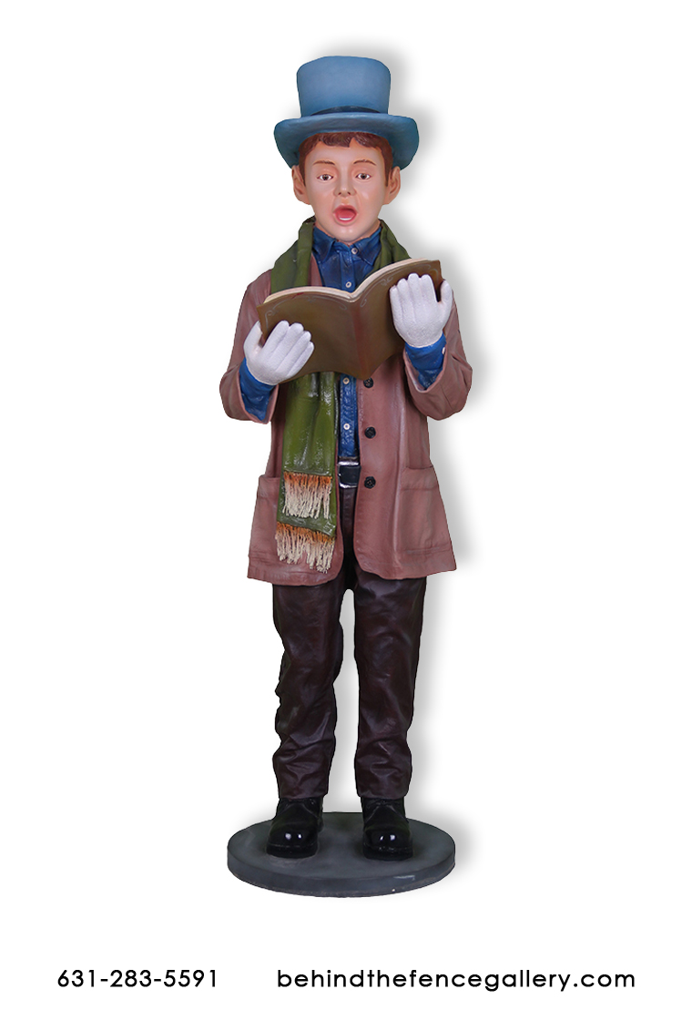 Christmas Caroler Boy Statue Christmas Caroler Boy Statue