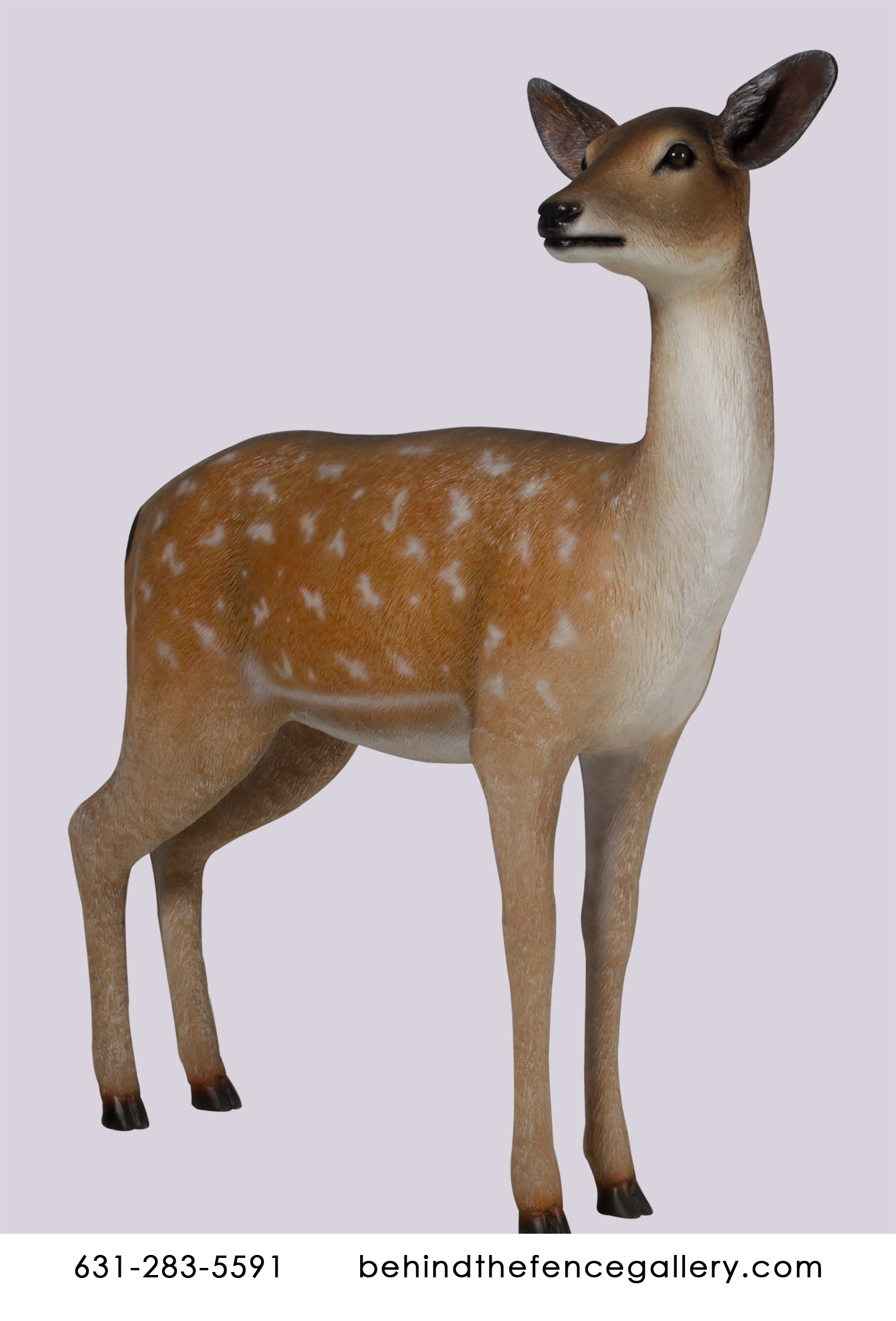 Deer White Tail Doe Statue Forest Animal Theme Prop Deer White Tail Doe Statue Forest Animal Theme Prop