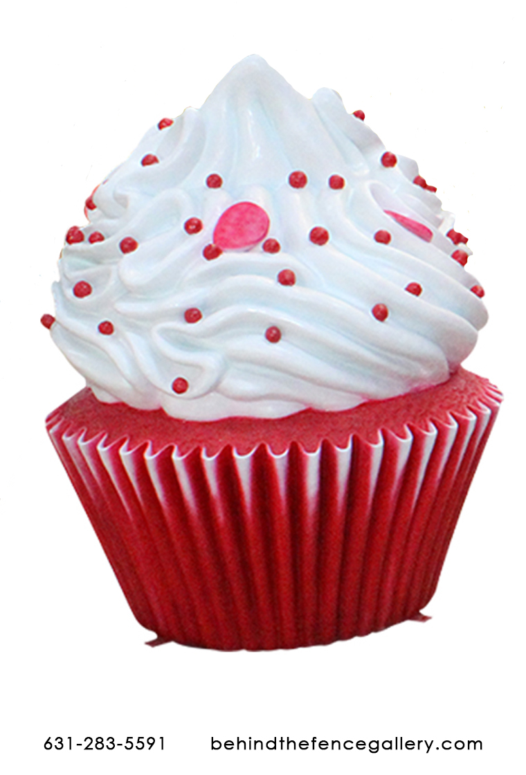 Giant White Icing Cupcake Giant White Icing Cupcake
