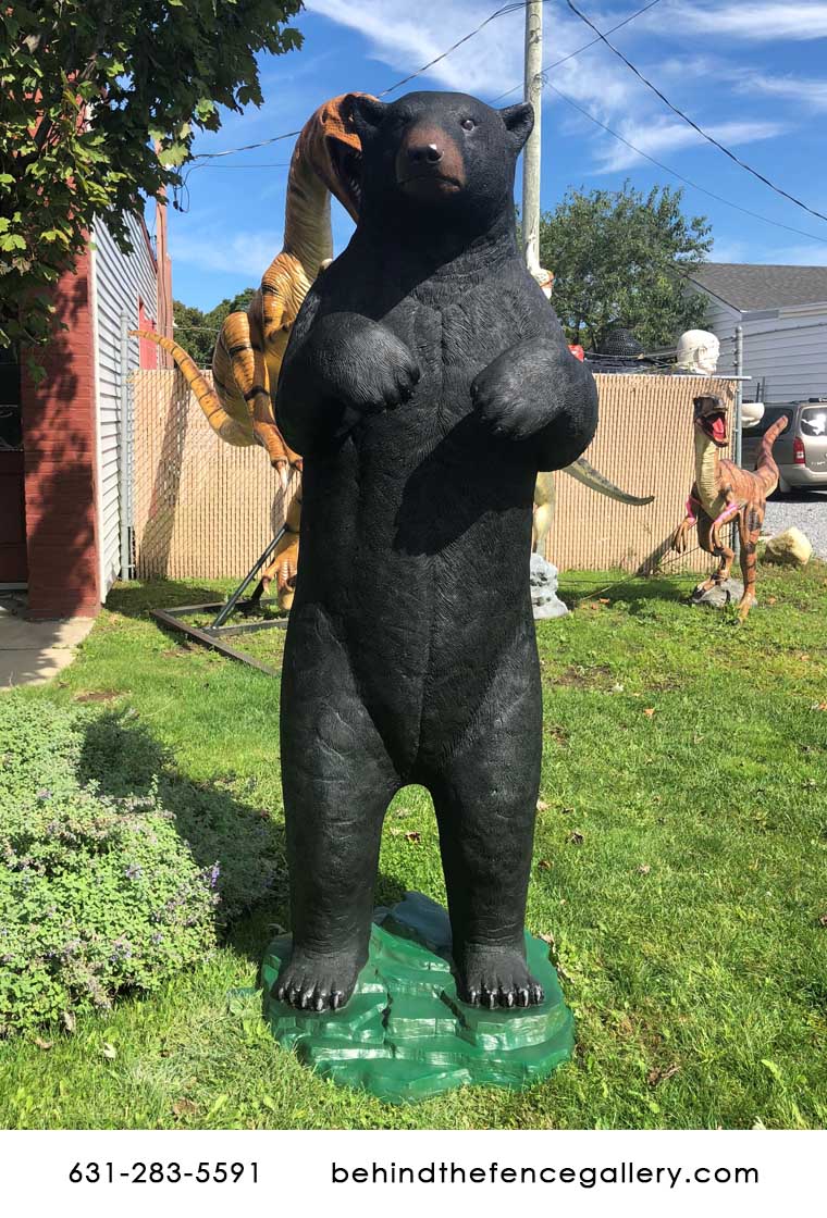 Standing Black Bear Statue Standing Black Bear Statue