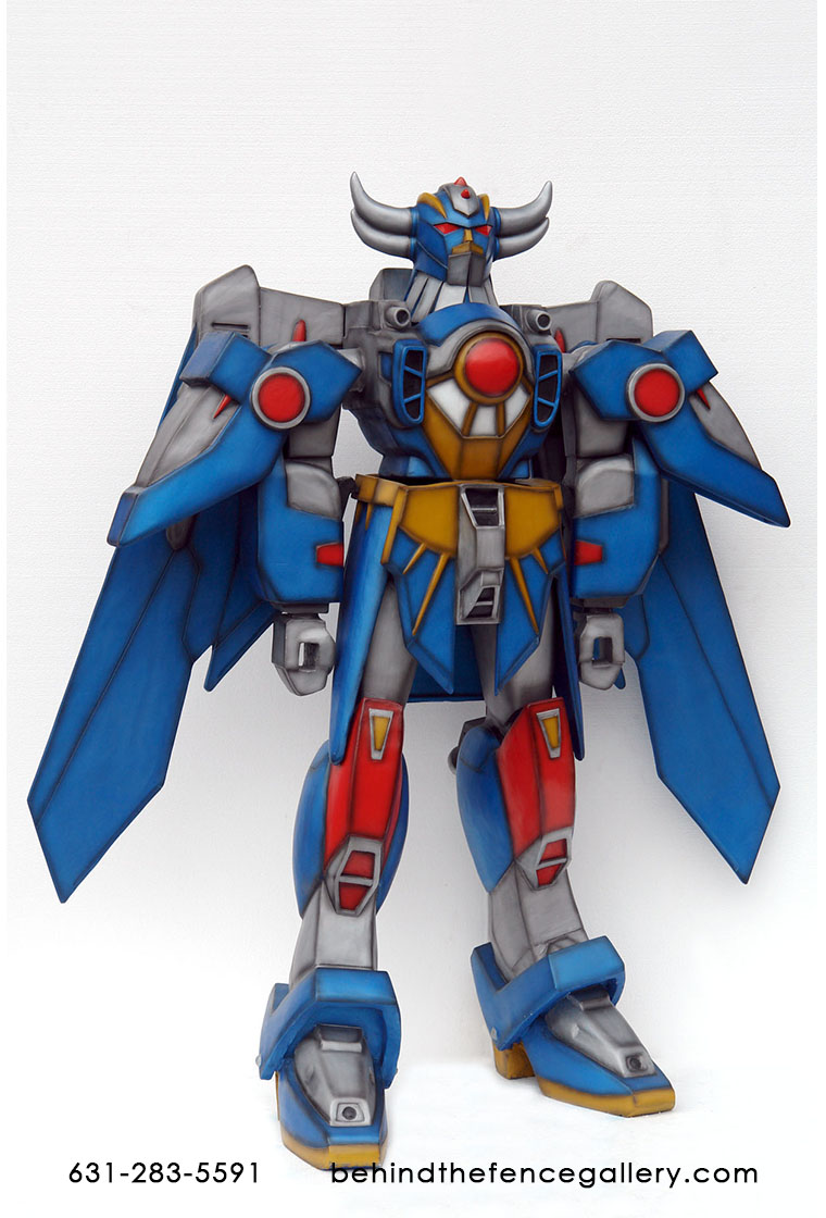 Blue Robot Statue Blue Robot Statue