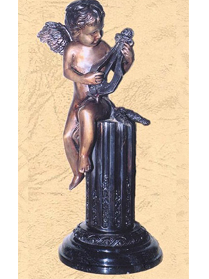 Sitting Angel Playing Harp Sitting Angel Playing Harp