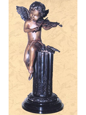 Sitting Angel Playing Violin Sitting Angel Playing Violin