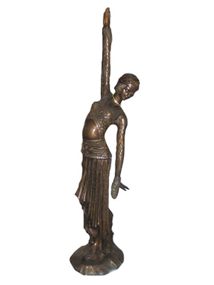 Bronze Art Deco Lady Bronze Art Deco Lady