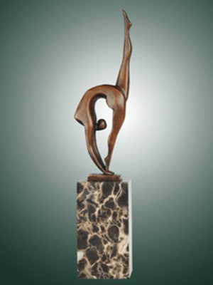 Art Figure of Lady Stretching Art Figure of Lady Stretching