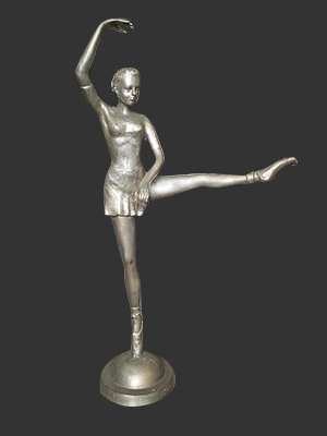 Bronze Nickel Finish Ballet Dancer Bronze Nickel Finish Ballet Dancer