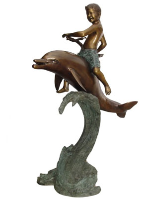 Bronze Boy on Dolphin Bronze Boy on Dolphin