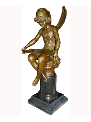 Bronze Boy Angel Reading Bronze Boy Angel Reading