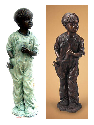 Bronze Boy with a Frog in Pocket Bronze Boy with a Frog in Pocket
