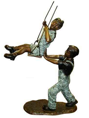 Bronze Children on the Swing Bronze Children on the Swing