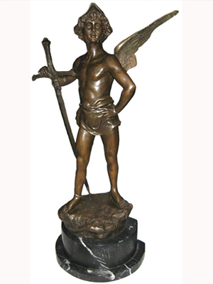 Bronze Cupid with Sword