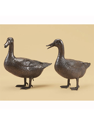 Bronze Duck Pair Bronze Duck Pair