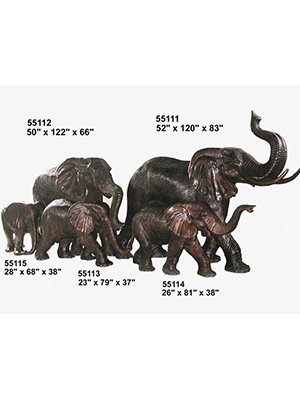 Bronze Elephants