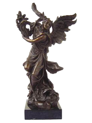 Bronze Male with Wings Bronze Male with Wings