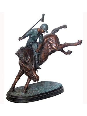 Bronze Polo Player Statue Bronze Polo Player Statue