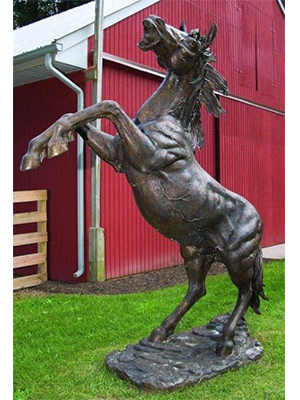 Bronze Life Size Rearing Horse Bronze Life Size Rearing Horse