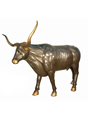Bronze Longhorn Steer Statue Bronze Longhorn Steer Statue
