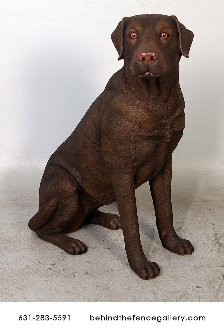Sitting Labrador (Brown) Statue Sitting Labrador (Brown) Statue