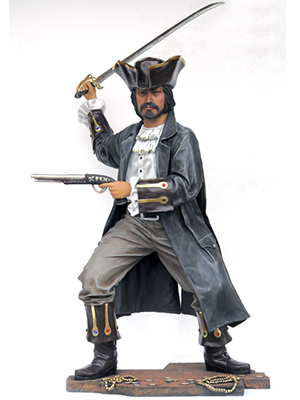 Buccaneer Pirate with Sword and Pistol Buccaneer Pirate with Sword and Pistol
