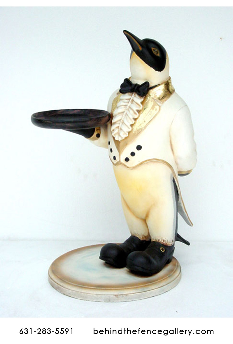 Penguin Butler Statue Penguin Butler Statue