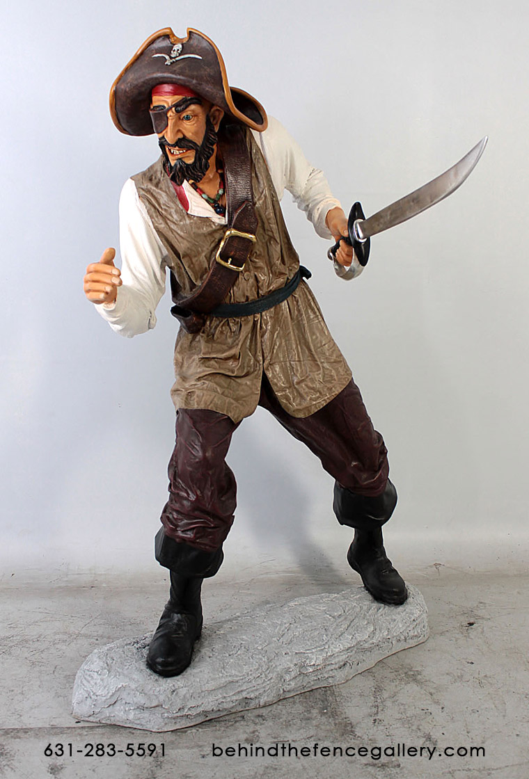 Pirate Captain One Eye with Base Pirate Captain One Eye with Base