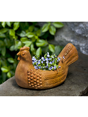 Bird Hen Planter Cast Stone Bird Hen Planter Cast Stone