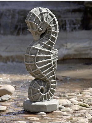 Cast Stone Seahorse Cast Stone Seahorse