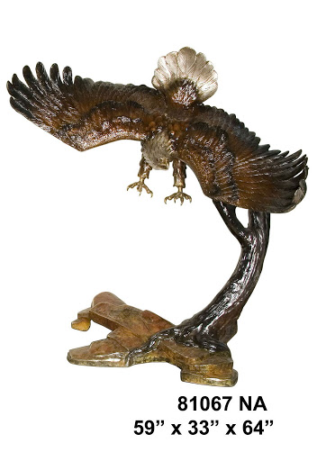 Bronze Eagle Flying Right Bronze Eagle Flying Right