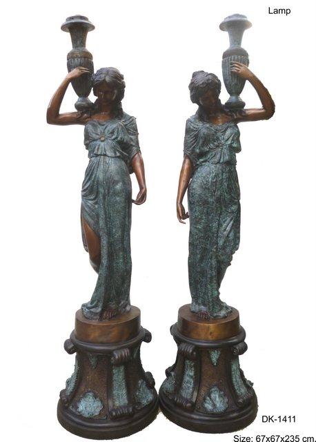 Lady Holding Vase Lamp (2 pc Set) Lady Holding Vase Lamp (2 pc Set)