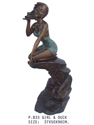 Girl and Duck Girl and Duck