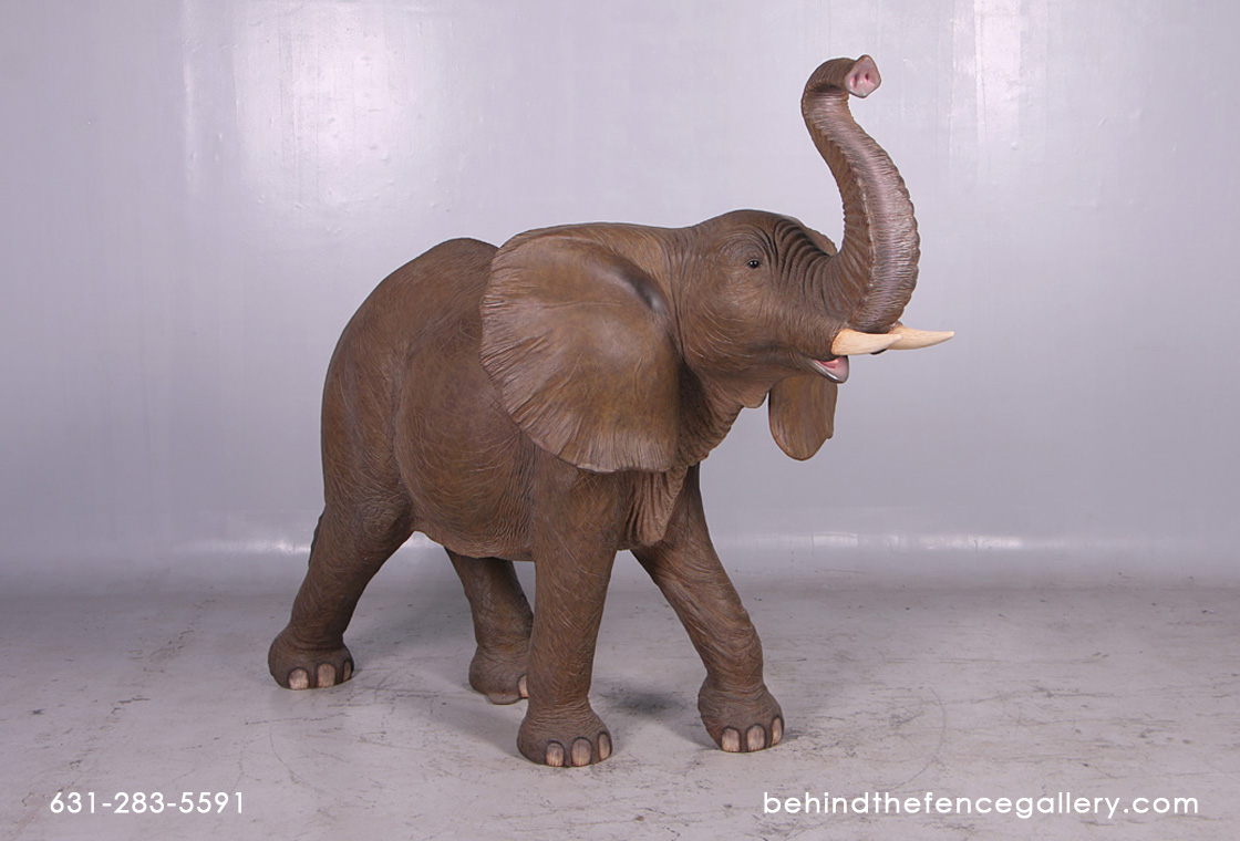 Elephant Statue with Trunk Up Elephant Statue with Trunk Up