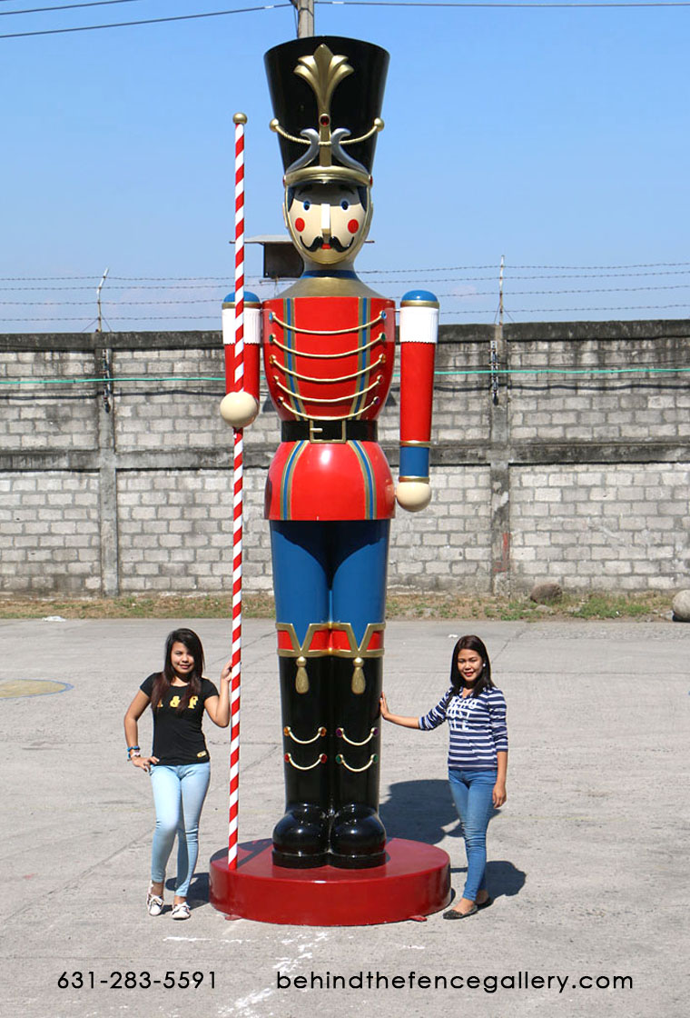 Toy Soldier Statue with Baton 16 Ft. Toy Soldier Statue with Baton 16 Ft.