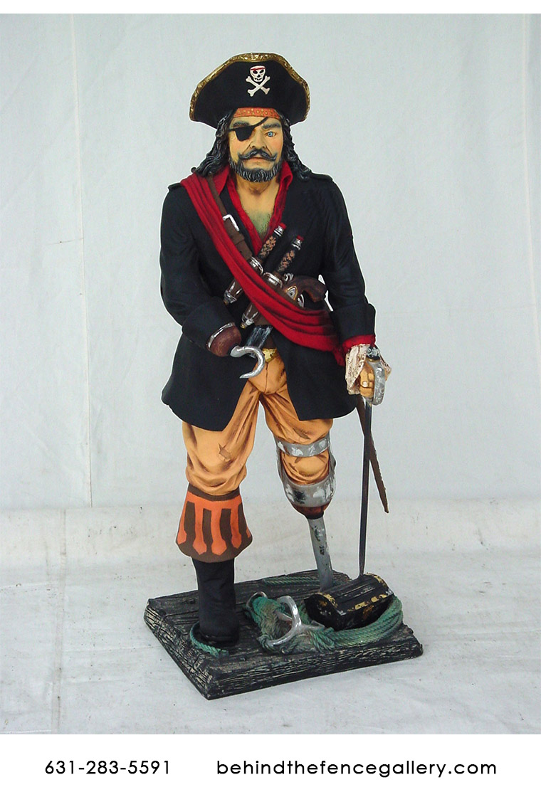 Pirate Captain Statue 3ft Pirate Captain Statue 3ft