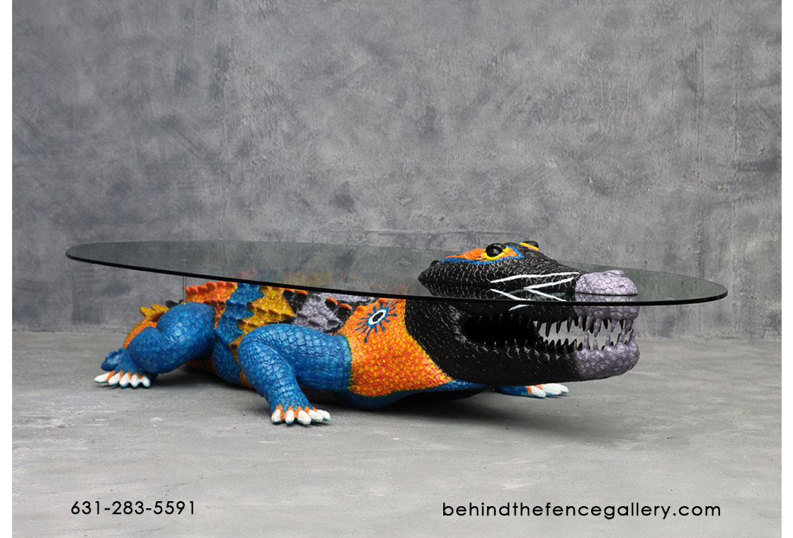 Popart Crocodile Table Popart Crocodile Table