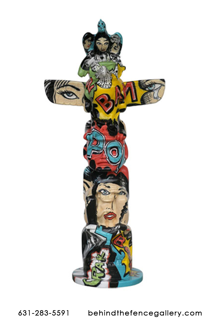 Popart Totem Pole Popart Totem Pole
