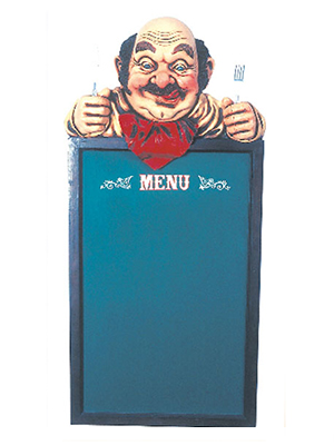 Happy Eating Black Board Happy Eating Black Board