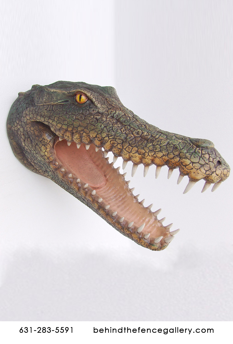 Crocodile Head Wall Mount Crocodile Head Wall Mount