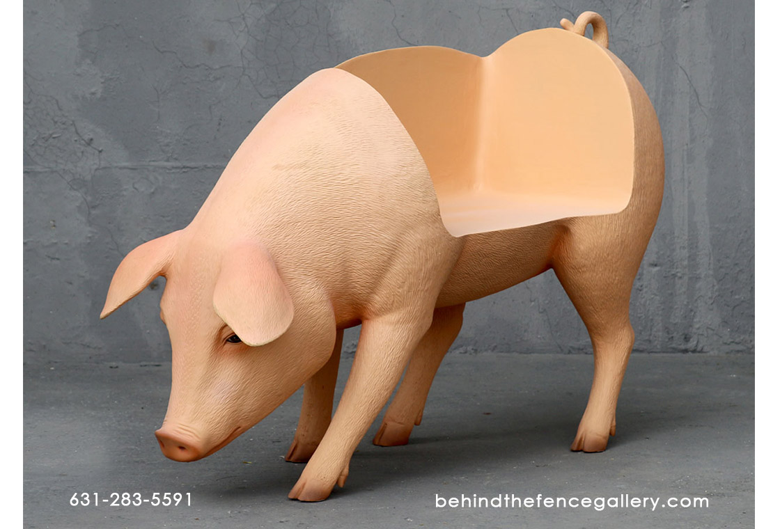 Fat Pink Pig Bench Fat Pink Pig Bench