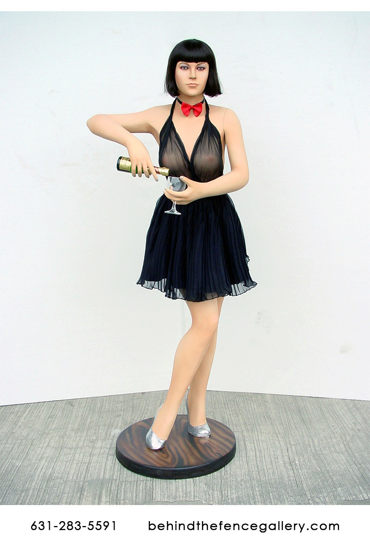 Woman Bartender Statue Woman Bartender Statue